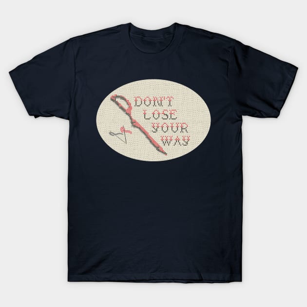 Stitch la Kill - Don't Lose Your Way T-Shirt by merimeaux